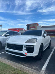 CONVERSION BODY KIT for PORSCHE CAYENNE 9YA 2018 - 2023 to TURBO GT 2024
Set includes:
Front Bumper
Fender Flares
Side Skirts
Rear Diffuser