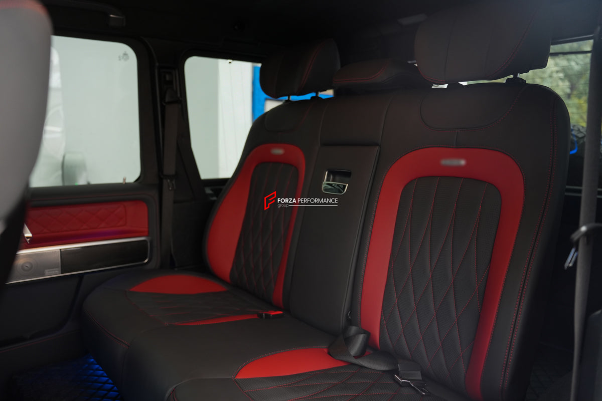 CONVERSION INTERIOR KIT for MERCEDES-BENZ G-CLASS W463 2002 - 2017 to W463A W464 2018 - 2024
Set includes:
AMG Steering Wheel
Door Panels Assembly
Dashboard Assembly
Seats Assembly
Center Console Armrest
Door Handles
Speaker Covers
Trim Panels
Shift Paddles
Door Frame Trims