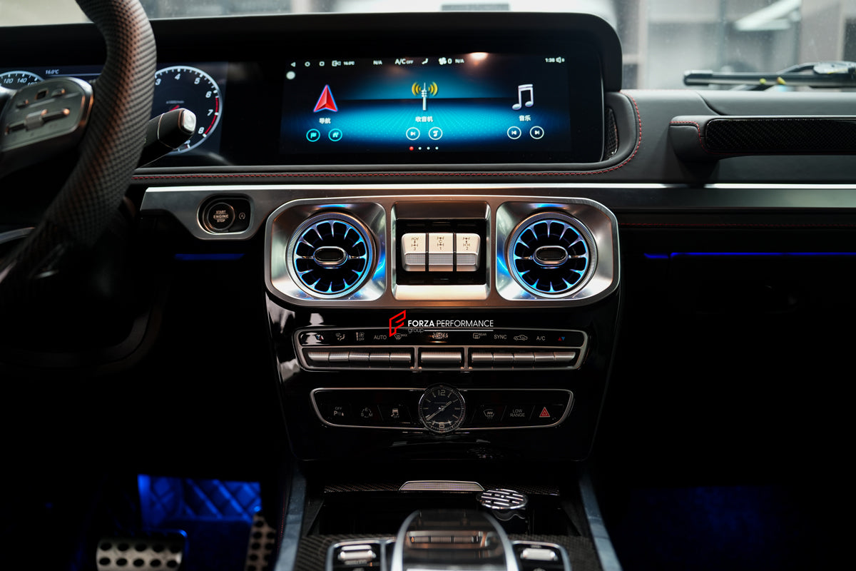 CONVERSION INTERIOR KIT for MERCEDES-BENZ G-CLASS W463 2002 - 2017 to W463A W464 2018 - 2024
Set includes:
AMG Steering Wheel
Door Panels Assembly
Dashboard Assembly
Seats Assembly
Center Console Armrest
Door Handles
Speaker Covers
Trim Panels
Shift Paddles
Door Frame Trims