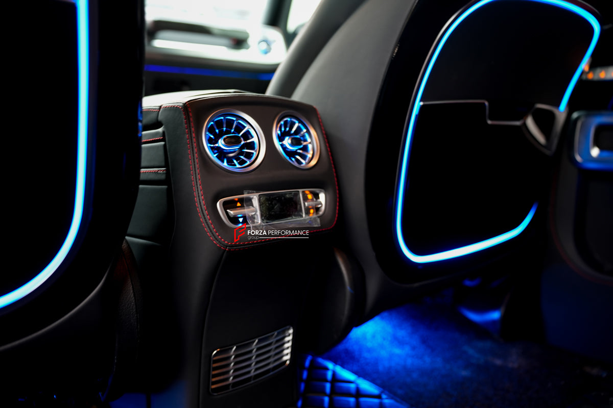 CONVERSION INTERIOR KIT for MERCEDES-BENZ G-CLASS W463 2002 - 2017 to W463A W464 2018 - 2024
Set includes:
AMG Steering Wheel
Door Panels Assembly
Dashboard Assembly
Seats Assembly
Center Console Armrest
Door Handles
Speaker Covers
Trim Panels
Shift Paddles
Door Frame Trims