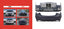 CONVERSION BODY KIT for MERCEDES-BENZ E-CLASS W213 2020 - 2023 to S450 FACELIFT Set includes: Front Bumper with Grille Rear Bumper