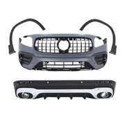 CONVERSION BODY KIT for MERCEDES-BENZ GLB-CLASS X247 2019 - 2023 to GLB35 AMG  Set includes:  Front Bumper with Grille Side Fenders Rear Bumper