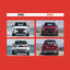 CONVERSION BODY KIT for MERCEDES-BENZ GLB-CLASS X247 2019 - 2023 to GLB35 AMG Set includes: Front Bumper with Grille Side Fenders Rear Bumper
