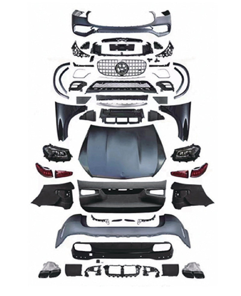 CONVERSION BODY KIT for MERCEDES-BENZ GL-CLASS X164 2007 - 2012 to GLS63 AMG FACELIFT