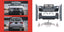 CONVERSION BODY KIT for BMW X3 F25 2014 - 2017 to X3M F97 Set includes: Front Bumper with Grille Rear Bumper Side Skirts Side Trims Catback Exhaust Exhaust Tips