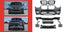 CONVERSION BODY KIT for BMW X4 G02 2019 - 2021 to X4M F98 Set includes: Front Bumper Front Grille Rear Diffuser Exhaust Tips