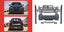 CONVERSION BODY KIT for BMW X6 F16 2015 - 2019 to X6M F86 Set includes: Front Bumper with Grille Side Air Vents Side Skirts Rear Bumper Catback Exhaust
