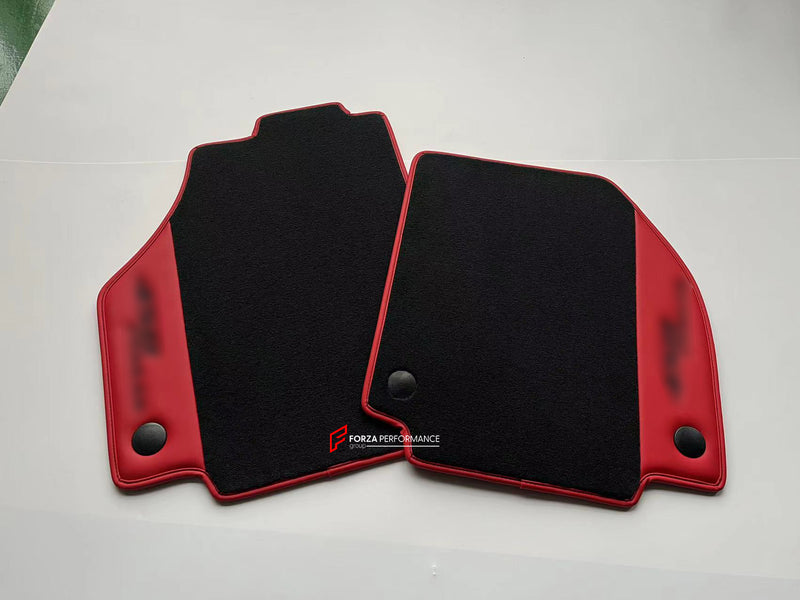CUSTOM FLOOR MATS CARPETS for FERRARI 458 ITALIA LEATHER NYLON VELOUR ALCANTARA