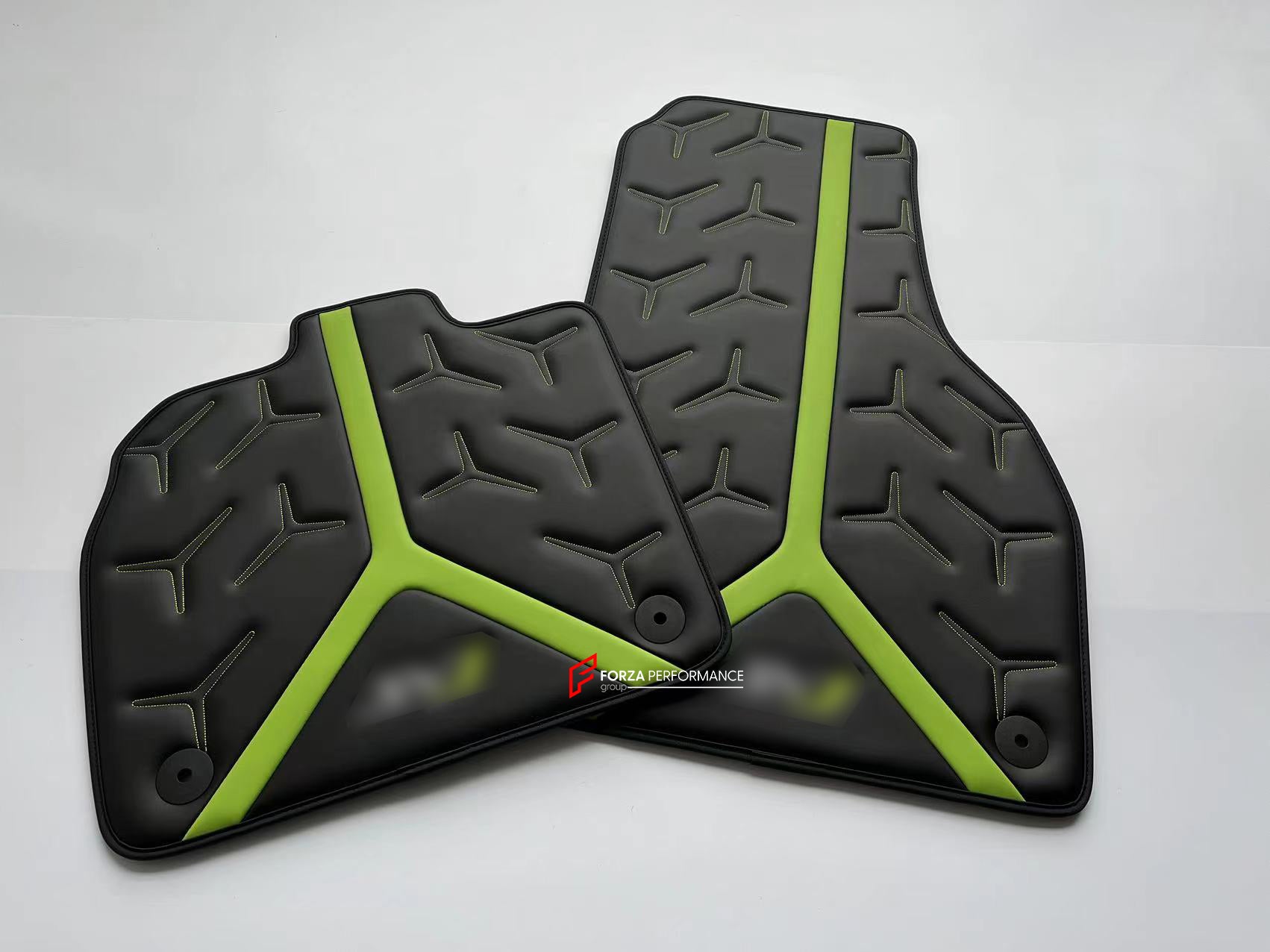 CUSTOM FLOOR MATS CARPETS for LAMBORGHINI AVENTADOR SVJ LEATHER NYLON