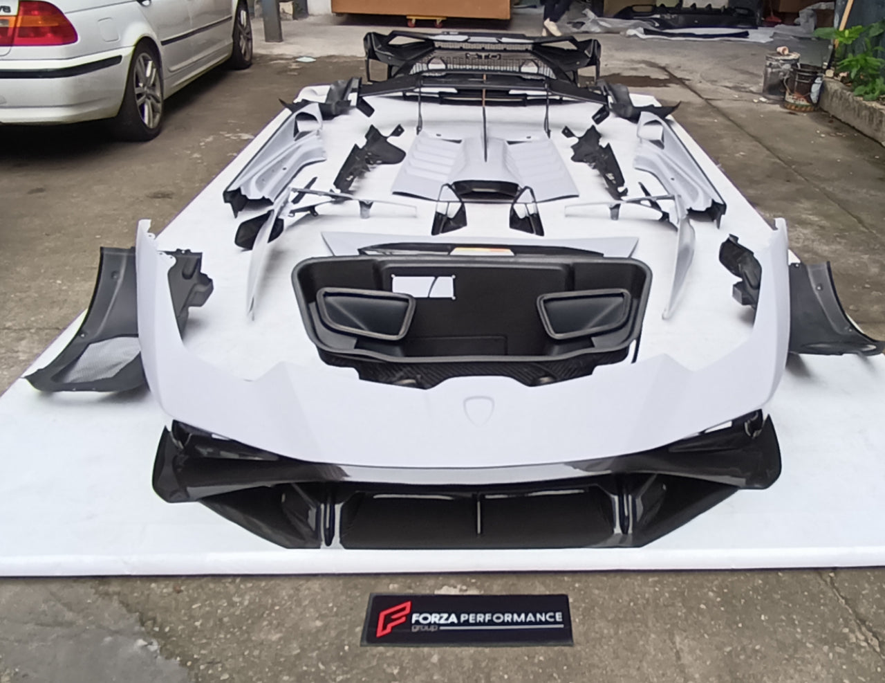 Conversion Carbon Body kit For Lamborghini Huracan LP580 LP610 to HURACAN STO
