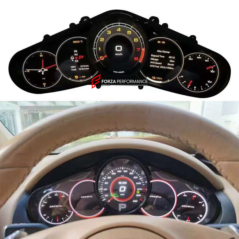 LCD DASHBOARD INSTRUMENTS for PORSCHE CAYENNE E3 9Y 2018 - 2023 | PANAMERA G2 971 2016 - 2020