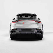 DRY CARBON BODY AERO KIT for ASTON MARTIN DBX
Set includes:
Front Lip
Hood Air Vents
Side Fenders
Fender Flares
Side Skirts
Roof Spoiler
Rear Bumper
Rear Spoiler
Rear Diffuser
Material: Dry Carbon
Note: Professional installation is required