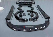 DRY CARBON BODY KIT FOR LAMBORGHINI URUS R-Style
Set includes:
Front Lip
Hood
Fender Flares
Side Skirts
Rear Spoiler
Rear Diffuser
Material: Dry Carbon
Note: Professional installation is required