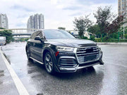 DRY CARBON BODY KIT for AUDI Q5 2023  Set includes:  Front Lip Front Bumper Air Vent Trims Fender Flares Roof Spoiler Rear Spoiler Rear Diffuser
