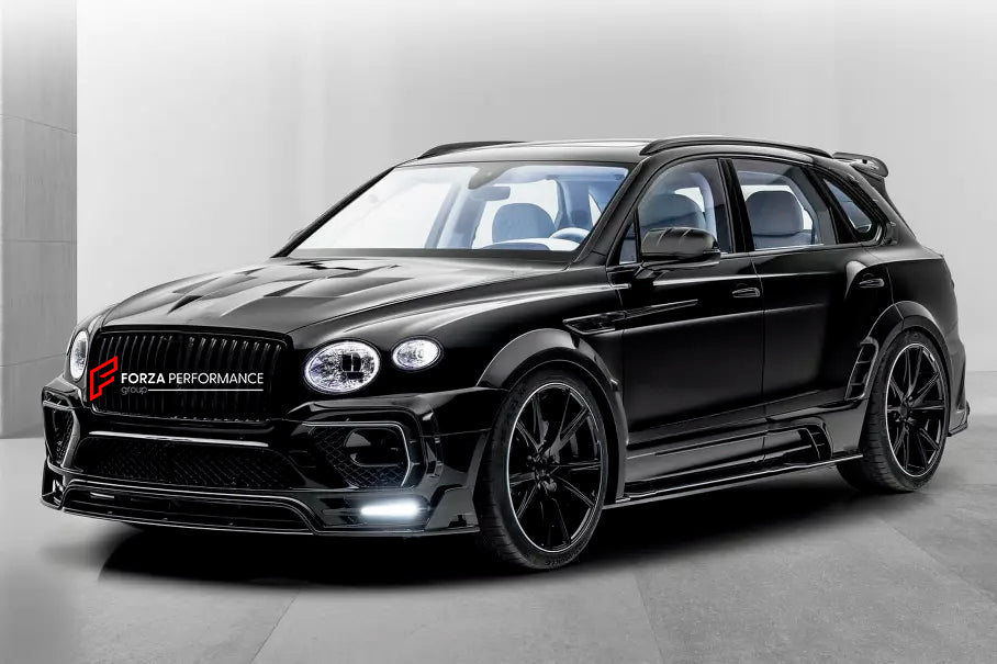 DRY CARBON BODY KIT for BENTLEY BENTAYGA W12 2020+
Set includes:
Hood
Front Grille
Side Mirrors
Door Trims
Roof Rack
Roof Spoiler
Material: Dry Carbon
NOTE: Professional installation is required.