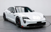 DRY CARBON BODY KIT for PORSCHE TAYCAN J1 TURBO CROSS TURISMO  Set includes:  Front Splitter Side Skirts Rear Diffuser Rear Spoiler