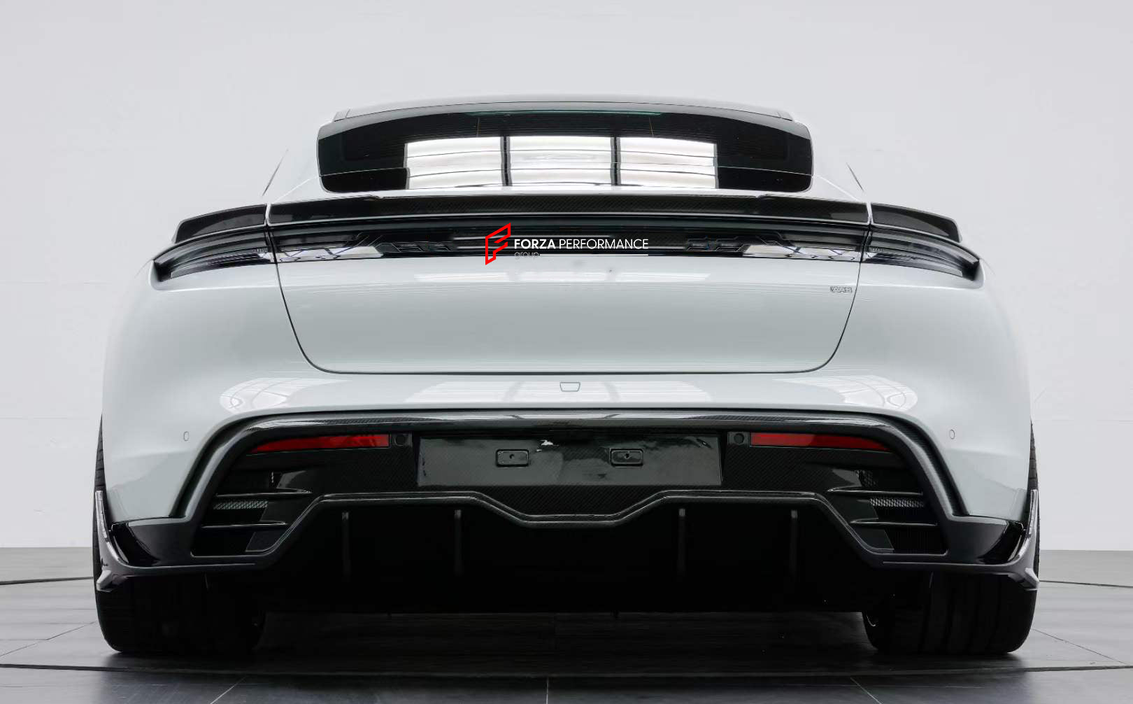 DRY CARBON BODY KIT for PORSCHE TAYCAN J1 TURBO CROSS TURISMO  Set includes:  Front Splitter Side Skirts Rear Diffuser Rear Spoiler