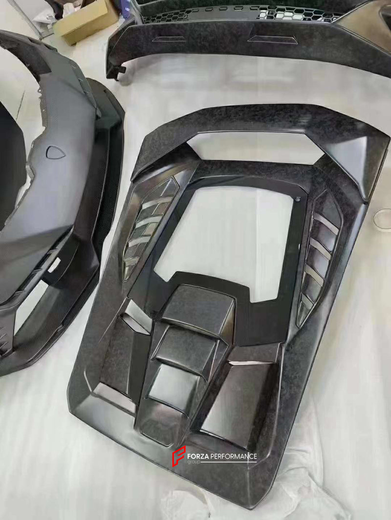 DRY CARBON ENGINE HOOD for LAMBORGHINI HURACAN LP610 LP640