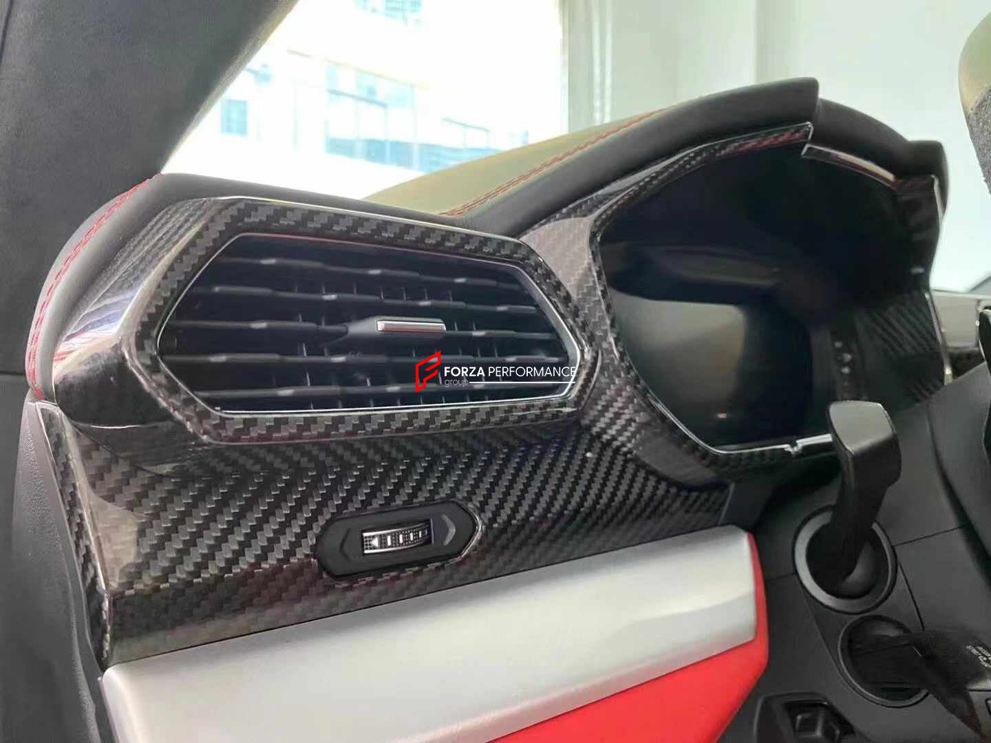 DRY CARBON INTERIOR TRIM KIT COVERS for LAMBORGHINI URUS | S | SE | PERFORMANTE | ST-X 2023+
Set includes:
Dashboard Trims
Center Console Box Trim
Gear Shift Cup Frame Trim
Rear Seats Replacement Covers
Steering Wheel Trims
Door Trims
Rear Cup Holder Trim
Side Mirror Replacement Covers