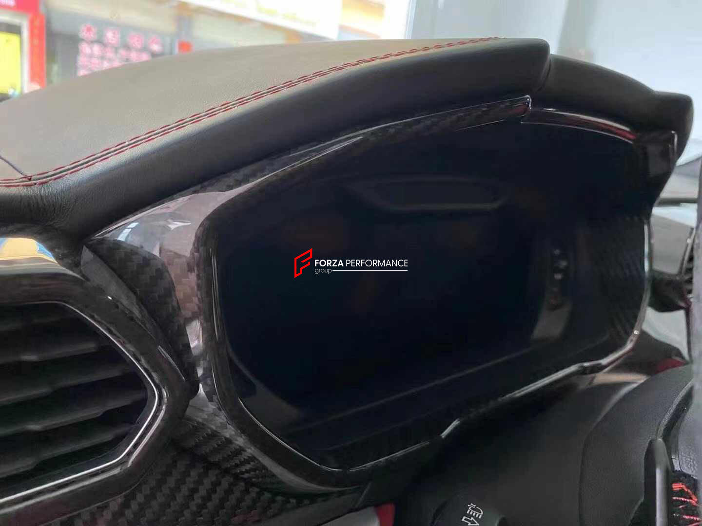 DRY CARBON INTERIOR TRIM KIT COVERS for LAMBORGHINI URUS | S | SE | PERFORMANTE | ST-X 2023+
Set includes:
Dashboard Trims
Center Console Box Trim
Gear Shift Cup Frame Trim
Rear Seats Replacement Covers
Steering Wheel Trims
Door Trims
Rear Cup Holder Trim
Side Mirror Replacement Covers