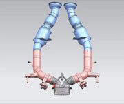 EXHAUST BYPASS SYSTEM for FERRARI 296 GTB GTS 3.0T  Set includes:  Front Pipes Downpipes