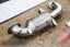 EXHAUST DOWNPIPE for CADILLAC XT4 2.0T Material: Stainless Steel Optionally: For an extra cost we can add heat shield protection 200 cell catalytic converter