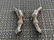 EXHAUST CATLESS DOWNPIPE for FERRARI SF90 4.0T  Material: Stainless Steel  Optionally:  For extra cost we can add heat shield protection 200 cell catalytic converter Production time: 10 working days  NOTE: Professional installation is required.