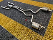 EXHAUST SYSTEM for MERCEDES-BENZ C-CLASS C43 W205 AMG 2.0T 2022+    Set includes:  Exhaust pipe Mufflers with valve Exhaust tips