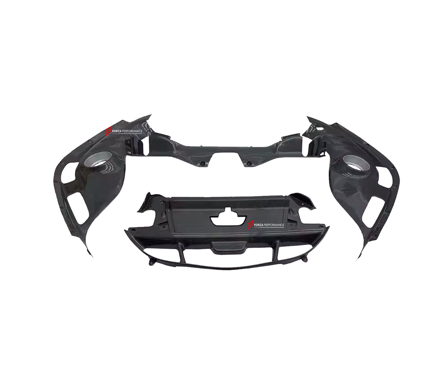 DRY CARBON ENGINE COVER for FERRARI 296 GTS GTB