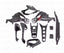 FORZA DRY CARBON INTERIOR KIT for FERRARI 488 GTB, SPIDER Set includes: Door Sills Air Conditioning Trims Glove Box Panel Shift Paddles Air Conditioning Control Panel Center Console Bridge Inner Door Panels