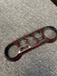 FORZA DRY CARBON INTERIOR KIT for FERRARI 488 GTB, SPIDER Set includes: Door Sills Air Conditioning Trims Glove Box Panel Shift Paddles Air Conditioning Control Palnel Center Console Bridge Inner Door Panels