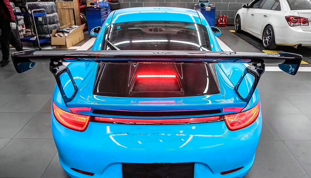 CONVERSION UPGRADE REAR WING SPOILER for PORSCHE 911 991.1 991.2 2011 - 2020 upgrade to GT2 RS