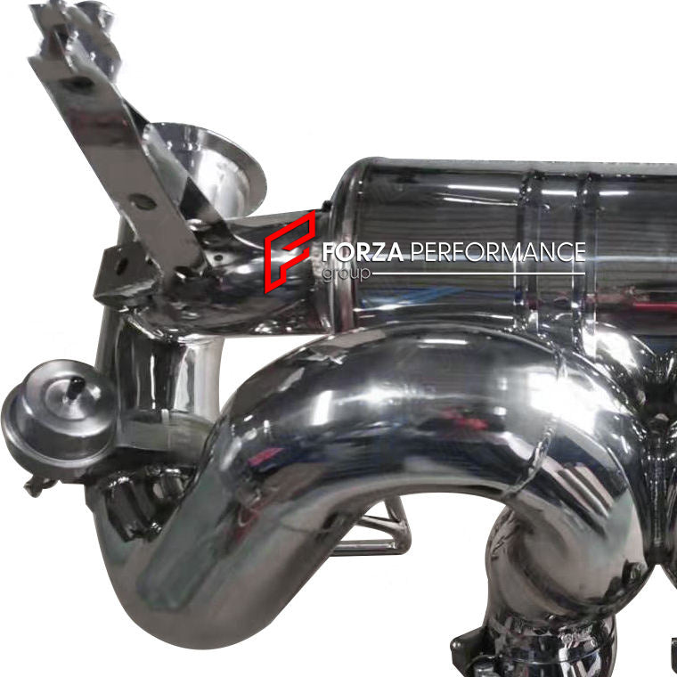 Forza Performance Aggressive sporty sound LAMBORGHINI AVENTADOR LP700 6.5T 2011 - 2016
Set includes:
Valved Bypass Muffler with X Pipe
Exhaust Tips
Electronic Remote Valve Control
Material: Stainless Steel (can be made in Titanium)
Optional: We can offer downpipe and catless downpipe
Production time: 15 days
FEATURES:
Engineered Digital prototyping using 3D CAD design software, each car model chassis has been 3D laser scanned in the factory
Factory run all test cars on Italian 1200HP Dyno machine,
