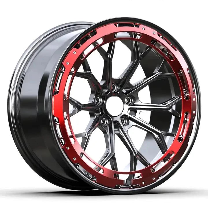 FORGED WHEELS WITH AERORING NV37 for FERRARI