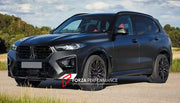CONVERSION UPGRADE FACELIFT X5M BODY KIT FOR BMW X5 G05 2020+  Made in Taiwan  Set includes:  Front Bumper Assembly Fender Flares Side Skirts Rear Bumper Assembly Rear Diffuser Exhaust Tips