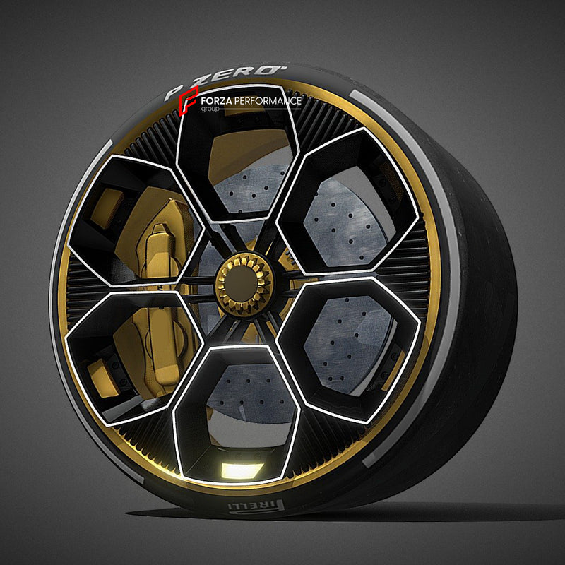 FORGED WHEELS RIMS for LAMBORGHINI HURACAN STO / EVO | AVENTADOR SV / SVJ | URUS | LAMBO V12 VISION GT