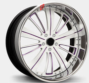 FORGED DUALLY TRUCK FORGED WHEELS RIMS for FORD F-550 CHASSIS CAB DRW SUPER DUTY 1999 - PRESENT