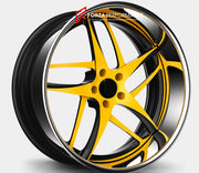 FORGED DUALLY TRUCK FORGED WHEELS RIMS for RAM 3500 DRW RAM HEAVY DUTY DJ D2 2019 - PRESENT