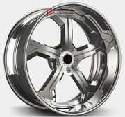 FORGED DUALLY TRUCK FORGED WHEELS RIMS for FORD F-650 DRW MEDIUM DUTY 2000 - PRESENT