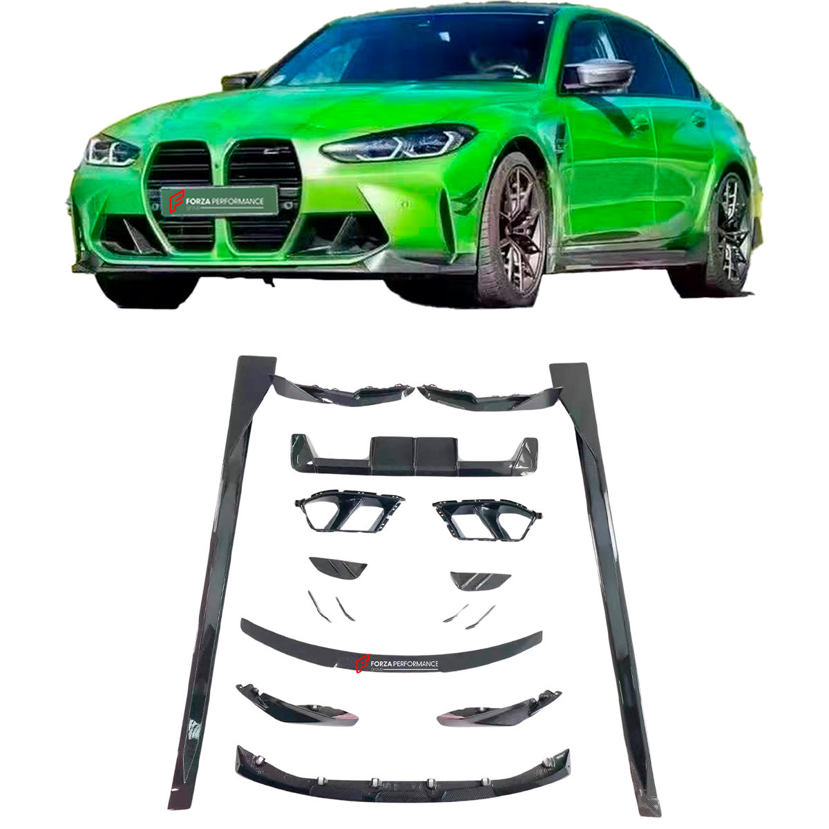 BMW M3ボディ CARBON BODY KIT for BMW M3 G80 | M4 G82 2020+ M PERFORMANCE STYLE
