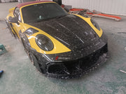MANSORY STYLE FORGED CARBON BODY KIT for PORSCHE 911 992 CARRERA TURBO S
Set includes:
Front Bumper Assembly
Hood
Fender Flares
Fender Vents
Side Mirror Covers
Side Skirts
Side Vent Covers
Rear Bumper Assembly