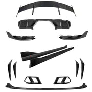 M PERFORMANCE STYLE CARBON BODY KIT for BMW M3 G80 | M4 G82 2020+  Set includes:  Front Lip Front Bumper Canards  Bumper Side Air Ducts  Rear Diffuser  Rear Bumper Spats  Side Skirts Rear Spoiler Rear Diffuser For Middle Exhaust