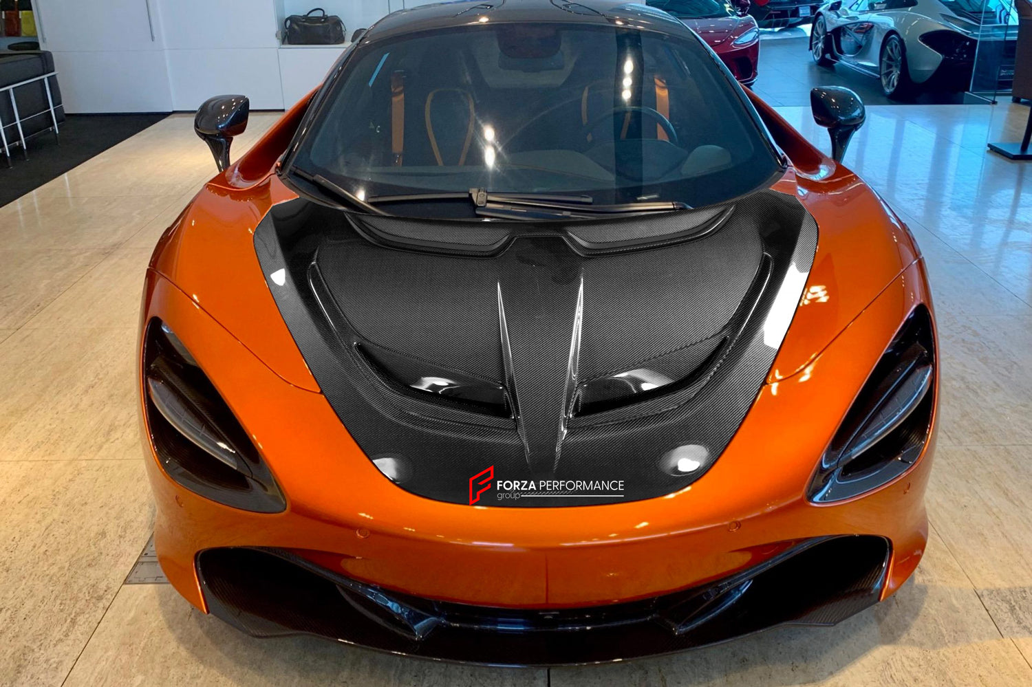 CARBON FIBER HOOD for MCLAREN 720S 2017+  Set includes:  Hood