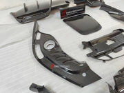 OEM DRY CARBON PARTS for FERRARI GTS GTB 296 2022+  Set includes:  Front Lip Front Bumper Parts Engine Cover Side Skirts Rear Diffuser