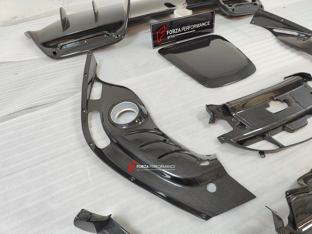 OEM DRY CARBON PARTS for FERRARI GTS GTB 296 2022+  Set includes:  Front Lip Front Bumper Parts Engine Cover Side Skirts Rear Diffuser