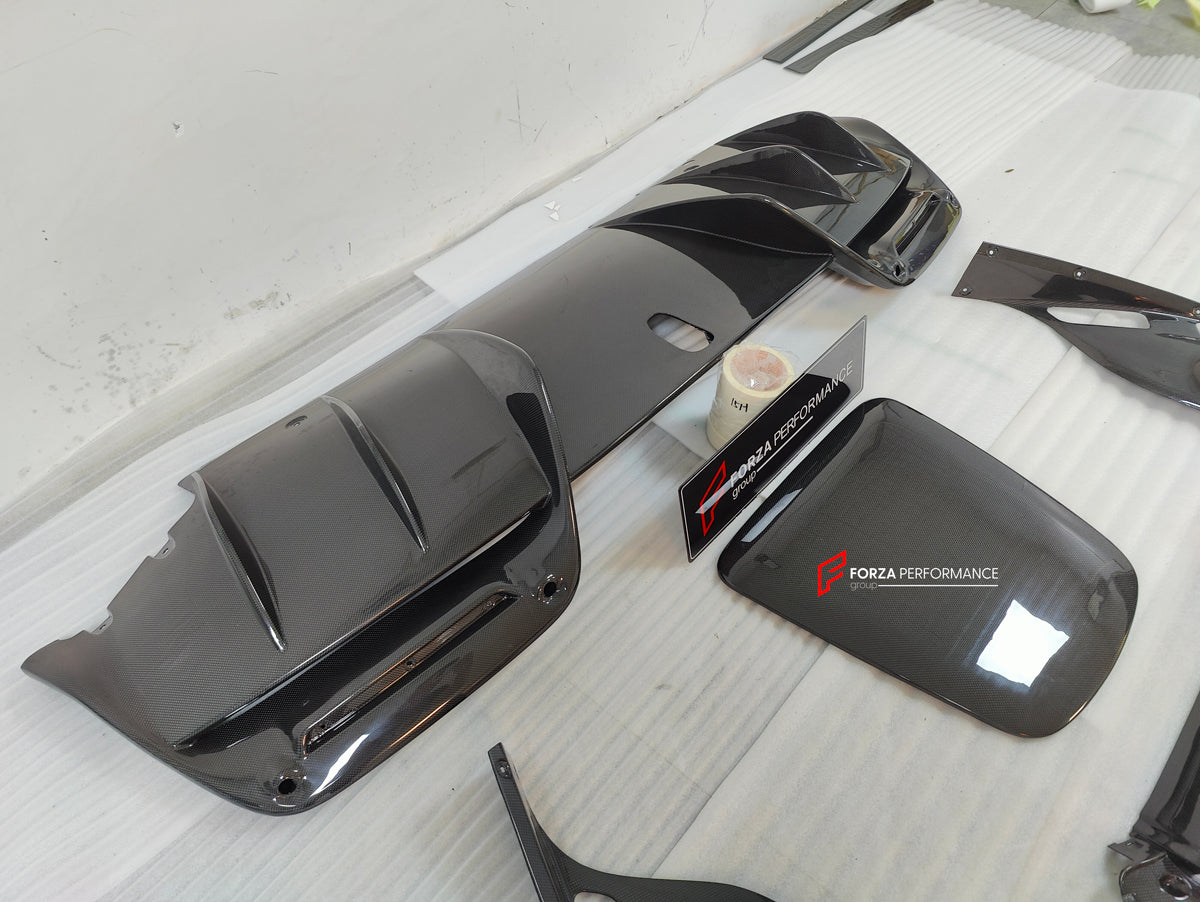 OEM DRY CARBON PARTS for FERRARI GTS GTB 296 2022+  Set includes:  Front Lip Front Bumper Parts Engine Cover Side Skirts Rear Diffuser