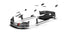 OEM STYLE CARBON REPLACEMENT PARTS for PORSCHE 911 GT3RS Set includes: Front Bumper Fender Flares Side Mirror Covers Side Skirts Side Air Vents Rear Spoiler Side Plates Rear Bumper Rear Diffuser