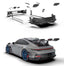 OEM STYLE CARBON REPLACEMENT PARTS for PORSCHE 911 GT3RS Set includes: Front Bumper Fender Flares Side Mirror Covers Side Skirts Side Air Vents Rear Spoiler Side Plates Rear Bumper Rear Diffuser