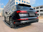 SQ7 STYLE REAR DIFFUSER WITH EXHAUST TIPS for AUDI Q7 4M FACELIFT 2019 - 2024
Set includes:
Rear Diffuser
Exhaust Tips