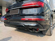 SQ7 STYLE REAR DIFFUSER WITH EXHAUST TIPS for AUDI Q7 4M FACELIFT 2019 - 2024
Set includes:
Rear Diffuser
Exhaust Tips